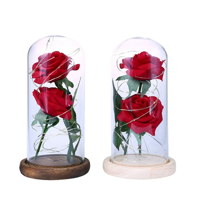 Artificial Rose Flowers String Gift Girls So Glass Beautiful LED Light Is A Accessories Decoration Dome with In Homeuff0c
Artificial Rose Flowers String Gift Girls So Glass Beautiful LED Light Is A Accessories Decoration Dome with In Homeuff0c