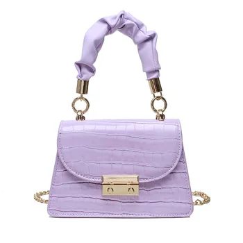 Summer 2020 new crocodile trapezoidal small square bag pleated pig snout lock single-shoulder cross-body bag for women
Summer 2020 new crocodile trapezoidal small square bag pleated pig snout lock single-shoulder cross-body bag for women