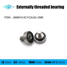 The manufacturer shall provide external thread bearing JS69615-5C1L8M6 screw pulley and external thread guide pulley
The manufacturer shall provide external thread bearing JS69615-5C1L8M6 screw pulley and external thread guide pulley