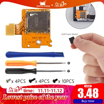Data Frog Micro SD Card Slot Board for Nintendo Switch NS TF SD Card Slot Socket Board Replacement for Nintendo Switch Console
Data Frog Micro SD Card Slot Board for Nintendo Switch NS TF SD Card Slot Socket Board Replacement for Nintendo Switch Console