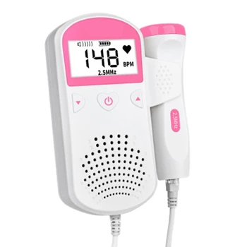 Fetal Doppler Fetal Heart Beat Rate Monitor Right Test No Radiation Pregnant Women Household Quickened Stethoscope
Fetal Doppler Fetal Heart Beat Rate Monitor Right Test No Radiation Pregnant Women Household Quickened Stethoscope