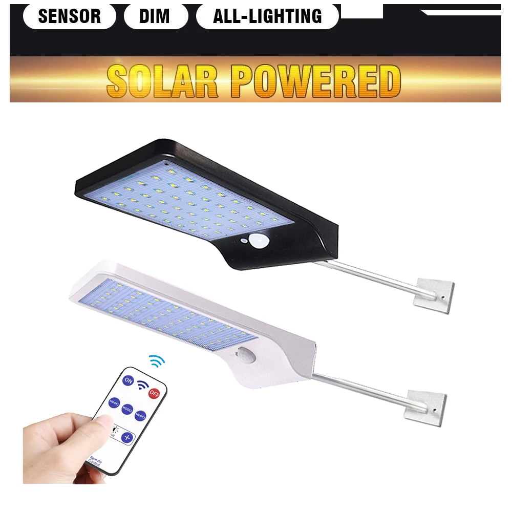 Solar Lights Outdoor 48/36 LED Wall Solar Motion Sensor Light with Remote Controller Wireless Waterproof Security Lamp for Wall
Solar Lights Outdoor 48/36 LED Wall Solar Motion Sensor Light with Remote Controller Wireless Waterproof Security Lamp for Wall