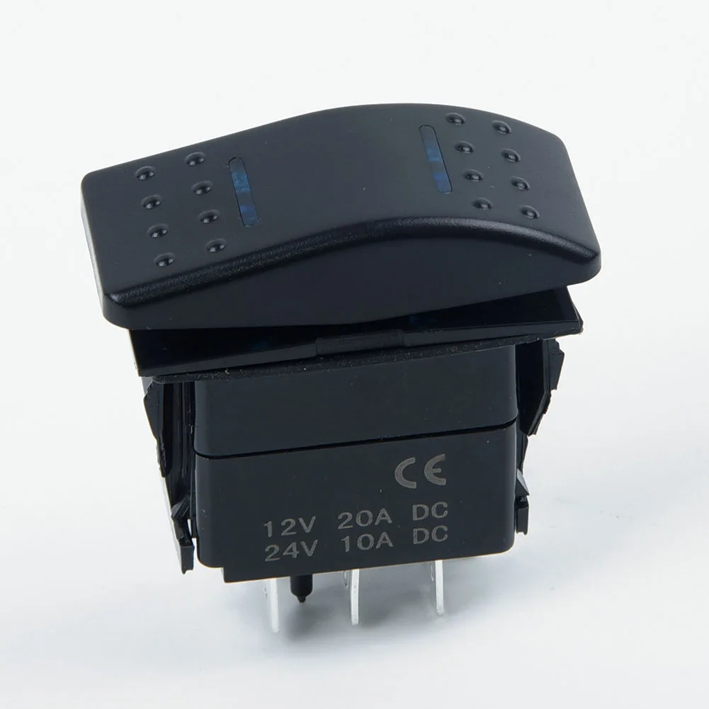Accessories Rocker Switch Auto DPDT Interior ON-OFF-ON Truck Universal 12/24V 2 LED ABS plastic Marine Durable
Accessories Rocker Switch Auto DPDT Interior ON-OFF-ON Truck Universal 12/24V 2 LED ABS plastic Marine Durable