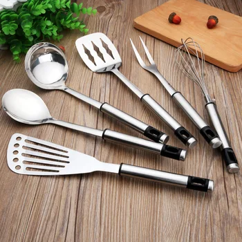 Stainless Steel Cooking Utensils Tools Soup Ladle Spatula Scoop Frying Shovel Egg Beater Pasta Holder Meat Fork Kitchen Cookware
Stainless Steel Cooking Utensils Tools Soup Ladle Spatula Scoop Frying Shovel Egg Beater Pasta Holder Meat Fork Kitchen Cookware