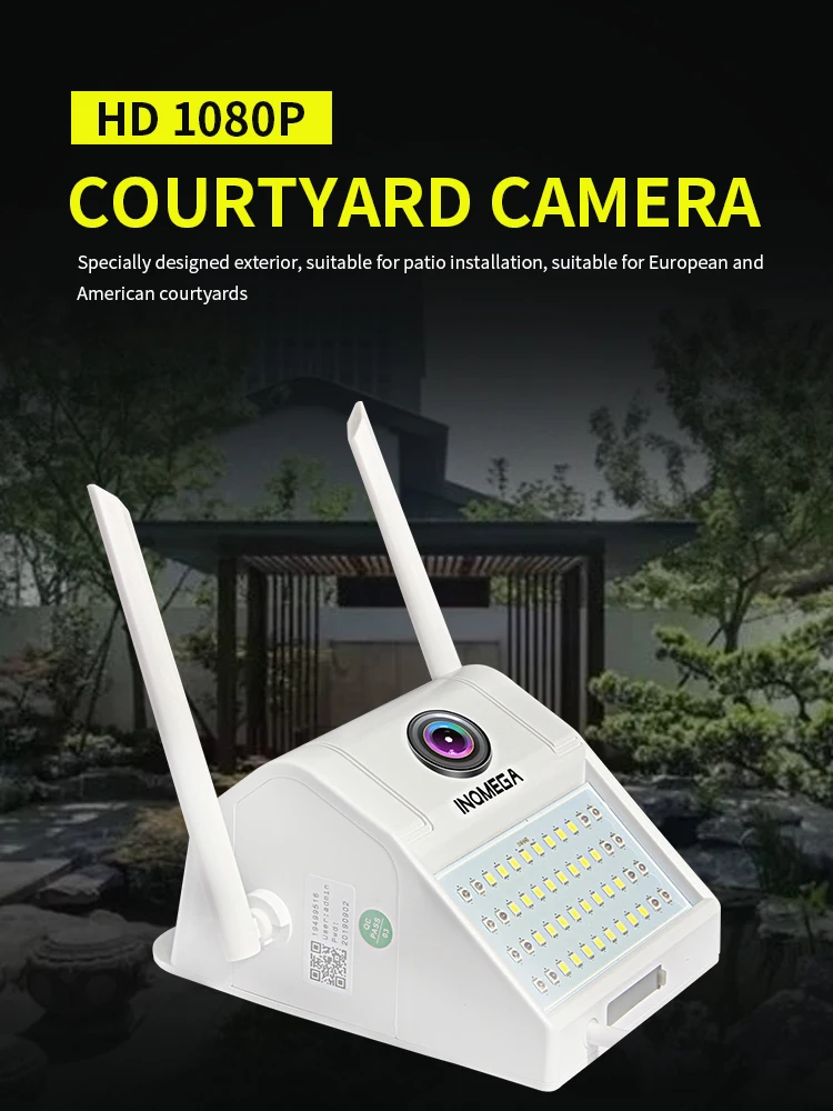 1080P HD Wall Lamp Outdoor WiFi IP Camera Wireless Waterproof Human Body Induction Courtyard Camera Cloud Storage
1080P HD Wall Lamp Outdoor WiFi IP Camera Wireless Waterproof Human Body Induction Courtyard Camera Cloud Storage