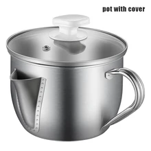 Stainless Steel Oil Filter Soup Separator Strainer Pot Kitchen Cooking Utensil-30 Stainless Steel Oil Filter Soup Separator Strainer Pot Kitchen Cooking Utensil-30