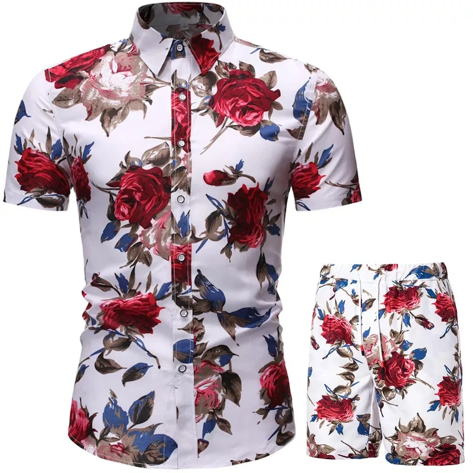 2021 Men's Cardigan Short Sleeve Hawaiian Beach Flower Shirt Men's Turtleneck Shirt Summer Casual Floral Beach Shirts
2021 Men's Cardigan Short Sleeve Hawaiian Beach Flower Shirt Men's Turtleneck Shirt Summer Casual Floral Beach Shirts