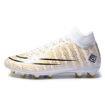 Football Shoes Men Soccer Boots Soccer Cleats Boots Long Spikes Spikes Ankle High Top Sneakers Soft Indoor Soccer Turf Shoes
Football Shoes Men Soccer Boots Soccer Cleats Boots Long Spikes Spikes Ankle High Top Sneakers Soft Indoor Soccer Turf Shoes