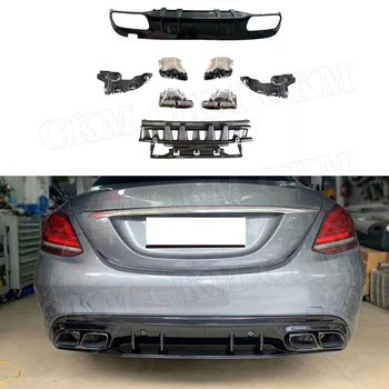 ABS Rear Lip Diffuser with Exhaust Tips for Benz C Class W205 C205 C43 C63 AMG 2015-2020 Bumper Guard Car Styling
ABS Rear Lip Diffuser with Exhaust Tips for Benz C Class W205 C205 C43 C63 AMG 2015-2020 Bumper Guard Car Styling