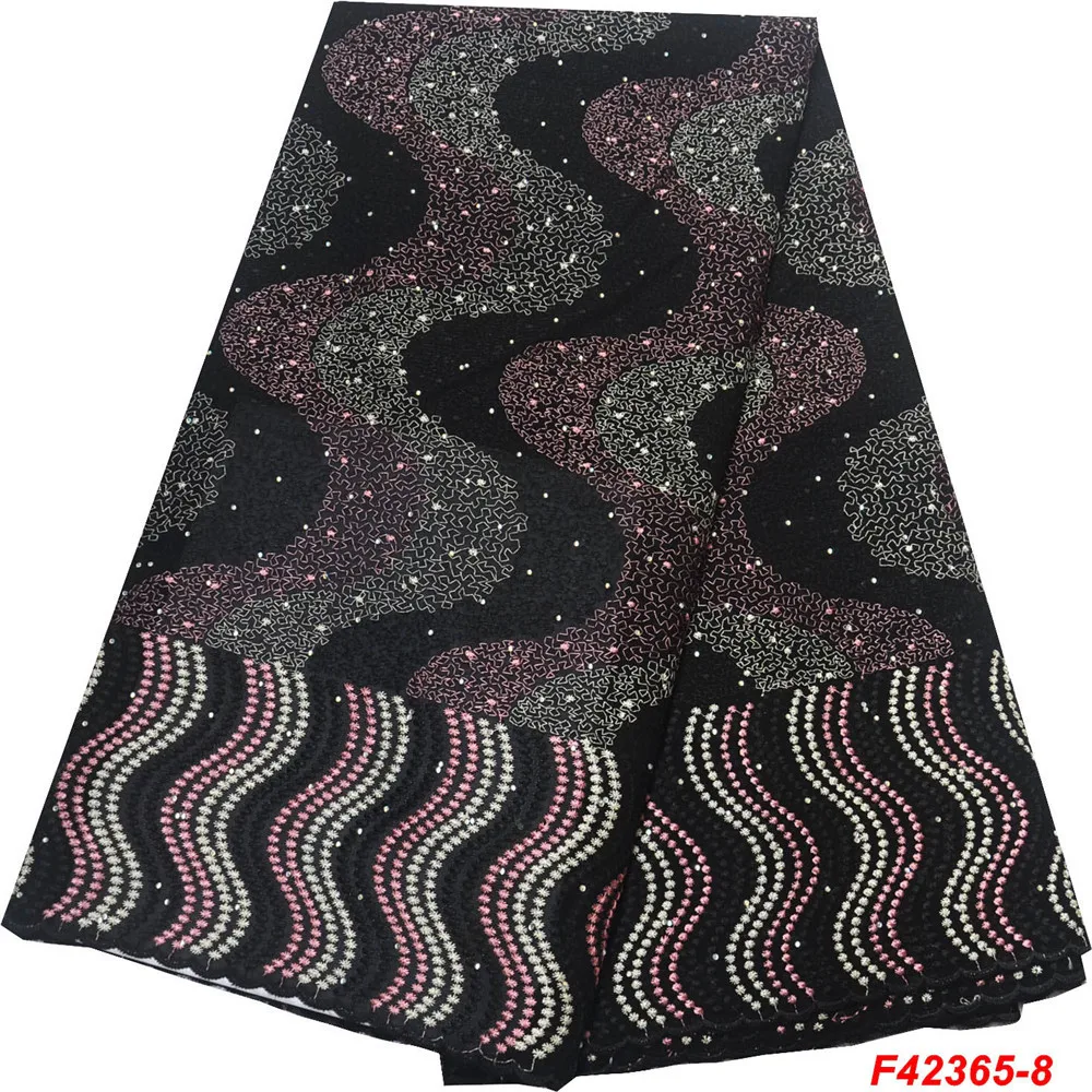 Fashion African Black Chiffon Mesh Fabric High Quality Nigerian Lace Fabrics With Stones Swiss Voile Lace In Switzerland F2365
Fashion African Black Chiffon Mesh Fabric High Quality Nigerian Lace Fabrics With Stones Swiss Voile Lace In Switzerland F2365