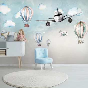 Custom 3D Photo Wallpaper Cartoon Airplane Hot Air Balloon Children Room Bedroom Bedside Wall Mural Non-woven Papel De Parede
Custom 3D Photo Wallpaper Cartoon Airplane Hot Air Balloon Children Room Bedroom Bedside Wall Mural Non-woven Papel De Parede