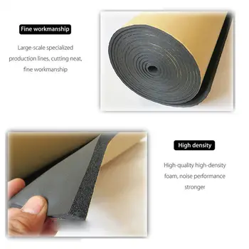 9Pcs Black Car Auto Van Sound Proofing Deadening Insulation Foam Heat Insulation Rubber Plastic Reduce Vibrations 30cm*50cm*6mm
9Pcs Black Car Auto Van Sound Proofing Deadening Insulation Foam Heat Insulation Rubber Plastic Reduce Vibrations 30cm*50cm*6mm