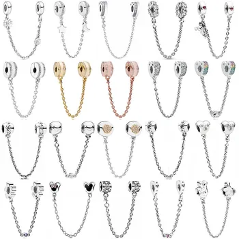 Rose Insignia Daisy Flower Sparkling Moon & Star Safety Chain Charm 925 Sterling Silver Beads Fit Bracelet Diy Jewelry
Rose Insignia Daisy Flower Sparkling Moon & Star Safety Chain Charm 925 Sterling Silver Beads Fit Bracelet Diy Jewelry