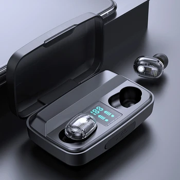 M13C Bluetooth 5.0 tws headset, transparent black technology digital display can charge mobile phones 45/3500mah Lanxun 8857
M13C Bluetooth 5.0 tws headset, transparent black technology digital display can charge mobile phones 45/3500mah Lanxun 8857