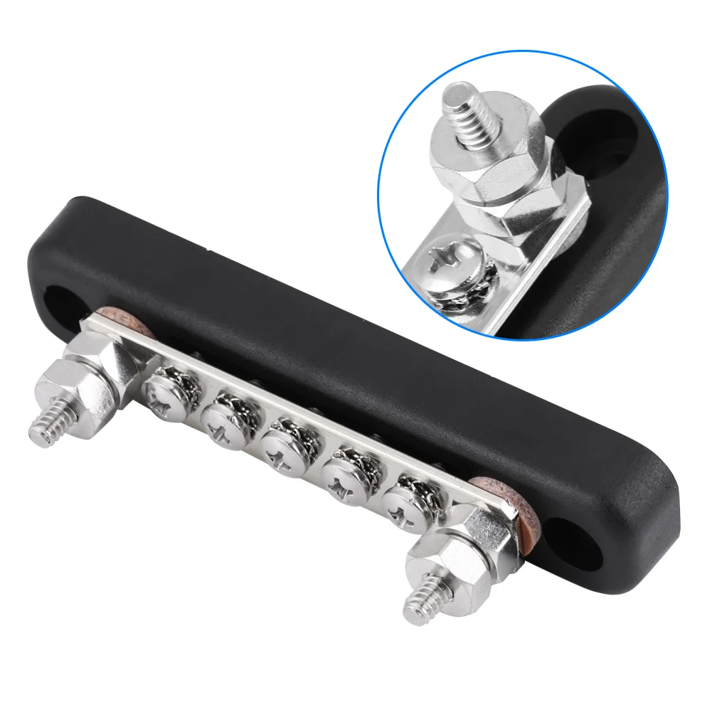 New Buss Bar Stud Terminal 5 Positions Bus Bar Electric Terminal Junction Block With 2 Stud AC 300V DC 48V Dropshipping
New Buss Bar Stud Terminal 5 Positions Bus Bar Electric Terminal Junction Block With 2 Stud AC 300V DC 48V Dropshipping