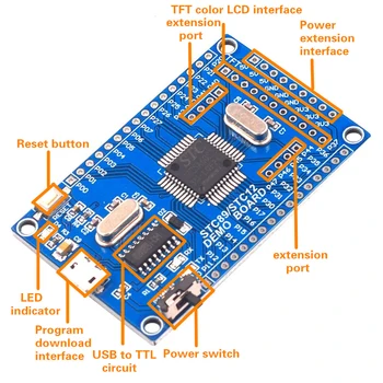 51 single-chip microcomputer minimum system board STC89C52 STC51 STC89C52RC core development learning board
51 single-chip microcomputer minimum system board STC89C52 STC51 STC89C52RC core development learning board