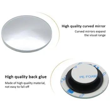 360 Degree Rotating Wide Angle Small Round Car Mirror Rearview With Large Field Of View Blind Spot Mirror Adjustable
360 Degree Rotating Wide Angle Small Round Car Mirror Rearview With Large Field Of View Blind Spot Mirror Adjustable