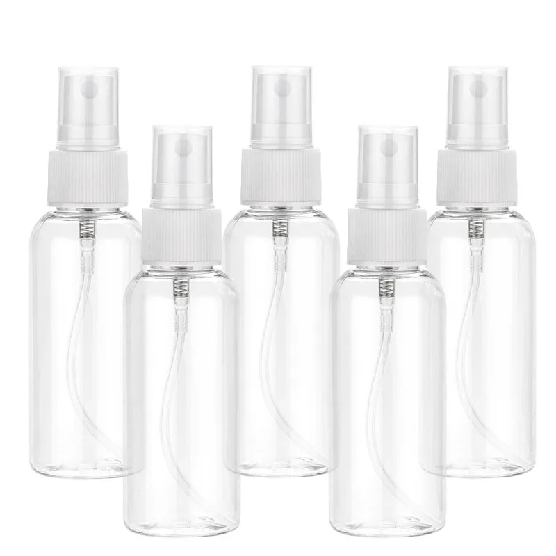 5pcs Empty Cosmetics Transparent Atomizer Liquid Spray Bottle 50ml | Красота и здоровье
