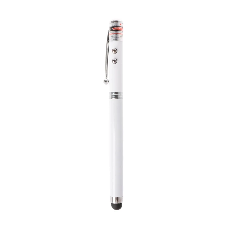 4-In-1 LED Torch Laser Pointer Touch Screen Stylus Ballpoint Pen For Tablet Laptop
4-In-1 LED Torch Laser Pointer Touch Screen Stylus Ballpoint Pen For Tablet Laptop