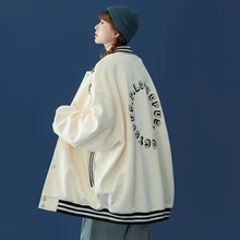 Baseball Uniform Women's New Net Red Fried Street Lazy Loose Korean Version of The American Retro Spring and Autumn Jacket
Baseball Uniform Women's New Net Red Fried Street Lazy Loose Korean Version of The American Retro Spring and Autumn Jacket