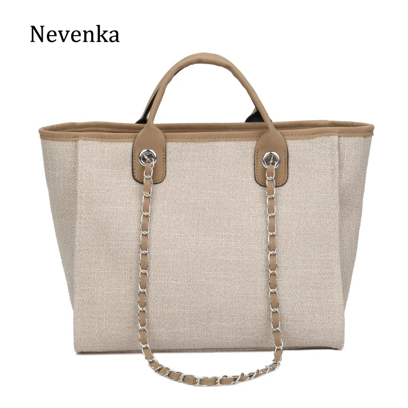 Nevenka Fashion Women Handbags Large Capacity Totes Bag Chain Top-handle Pure Color Shoulder Bag Lady Simple Style Hand Bags
Nevenka Fashion Women Handbags Large Capacity Totes Bag Chain Top-handle Pure Color Shoulder Bag Lady Simple Style Hand Bags