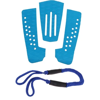 3pcs Premium Surfing Board Traction Pad Anti-Slip SUP Deck Grip and Bungee Dock Line Mooring Rope
3pcs Premium Surfing Board Traction Pad Anti-Slip SUP Deck Grip and Bungee Dock Line Mooring Rope