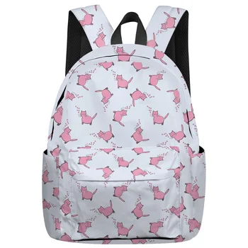 Pink Kitten Cat Cartoon Backpack College Students Laptop Backpack Book Bag Casual School Bag
Pink Kitten Cat Cartoon Backpack College Students Laptop Backpack Book Bag Casual School Bag