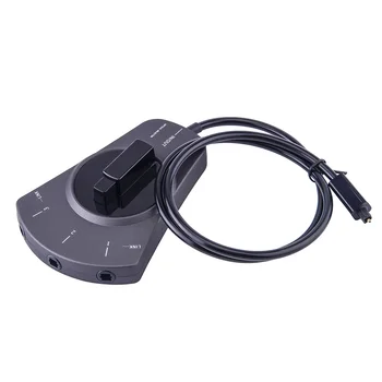 Digital Optical Audio Switch 3-Way Cable Selector SPDIF Toslink Cable Hub for CD player FKU66
Digital Optical Audio Switch 3-Way Cable Selector SPDIF Toslink Cable Hub for CD player FKU66