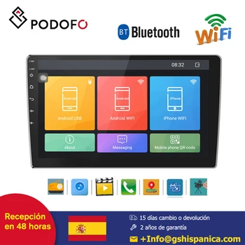 Podofo Car Multimedia Player Android 9.1 support Bluetooth WIFI GPS FM Radio Receiver 2.5D Tempered Glass 10.1'' Car StereoRadio 
Podofo Car Multimedia Player Android 9.1 support Bluetooth WIFI GPS FM Radio Receiver 2.5D Tempered Glass 10.1'' Car StereoRadio