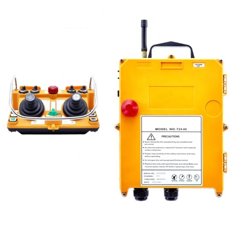 Original TELECRANE Wireless Industrial Remote Controller Electric Hoist Remote Control 1 Transmitter + 1 Receiver F24-60
Original TELECRANE Wireless Industrial Remote Controller Electric Hoist Remote Control 1 Transmitter + 1 Receiver F24-60