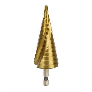 NICEYARD Triangle Shank Hole Cutter Hex Shank Spiral for Metal Cone Drill Bit 4-12/4-20/4-32mm High Speed Steel
NICEYARD Triangle Shank Hole Cutter Hex Shank Spiral for Metal Cone Drill Bit 4-12/4-20/4-32mm High Speed Steel