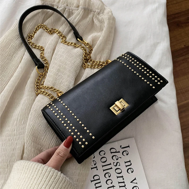 Mododiino Rivet Shoulder Bag Mini Handbag Ladies Flap Bag Lock Crossbody Bag For Women Bags 2020 Chains Messenger Bag DNV1389
Mododiino Rivet Shoulder Bag Mini Handbag Ladies Flap Bag Lock Crossbody Bag For Women Bags 2020 Chains Messenger Bag DNV1389