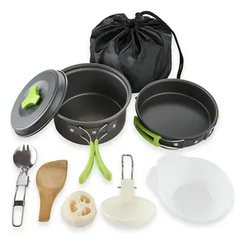 11pcs Camping Cookware Set Outdoor Tableware Kettle Pan Pot Travelling Hiking Picnic BBQ Tableware Equipment 4 Colors
11pcs Camping Cookware Set Outdoor Tableware Kettle Pan Pot Travelling Hiking Picnic BBQ Tableware Equipment 4 Colors