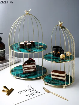 Bird Cage Storage Rack Marble Texture Double Layer Tempered Glass Metal Decorative Trays Dressing Table Cosmetic Display Rack
Bird Cage Storage Rack Marble Texture Double Layer Tempered Glass Metal Decorative Trays Dressing Table Cosmetic Display Rack
