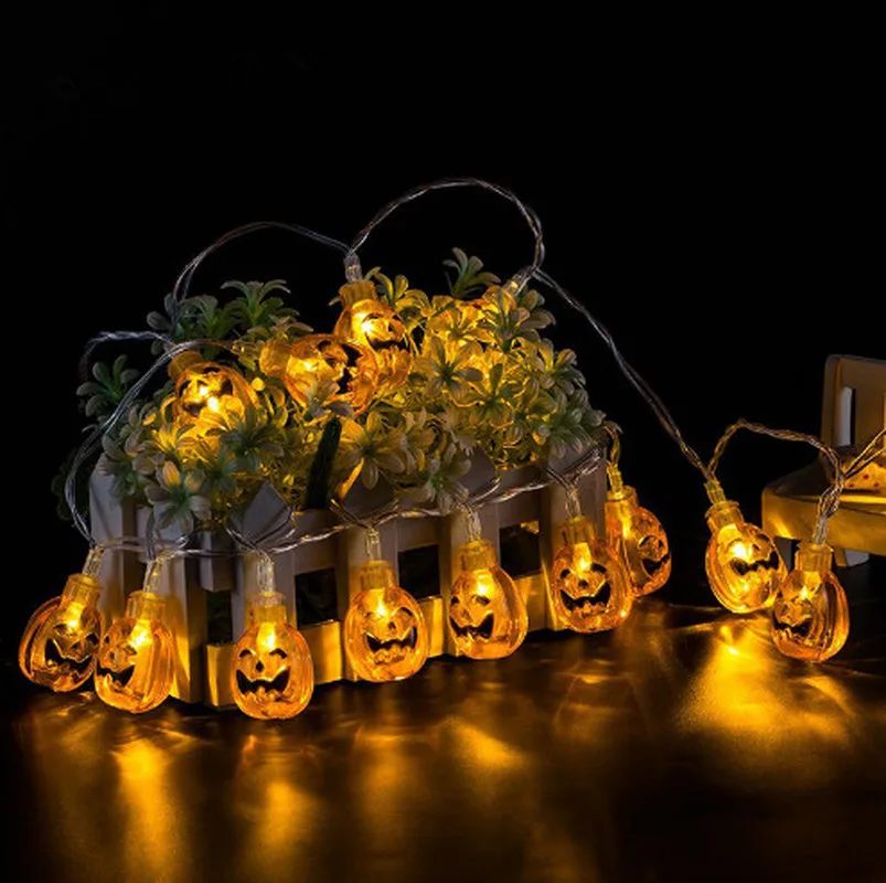 10 LED Hanging Halloween Pumpkins/Ghost/Spider/Skull LED String Lights Decor Lanterns Lamp For DIY Home Outdoor Party Supplies
10 LED Hanging Halloween Pumpkins/Ghost/Spider/Skull LED String Lights Decor Lanterns Lamp For DIY Home Outdoor Party Supplies