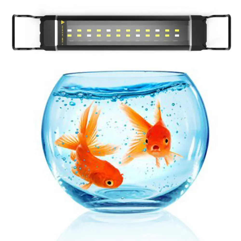 Фото Marine Aquarium LED Lighting 12/24W 28-63cm High Quality Fish Tank Light Lamp Waterproof Lights | Освещение