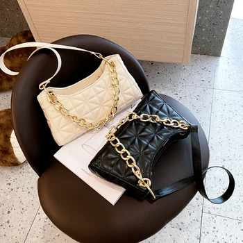 Fashion Small incense wind Female Underarm Shoulder Bag Classic Lattice Pattern PU Handbag Chain Shoulder Bags for Women 2020
Fashion Small incense wind Female Underarm Shoulder Bag Classic Lattice Pattern PU Handbag Chain Shoulder Bags for Women 2020