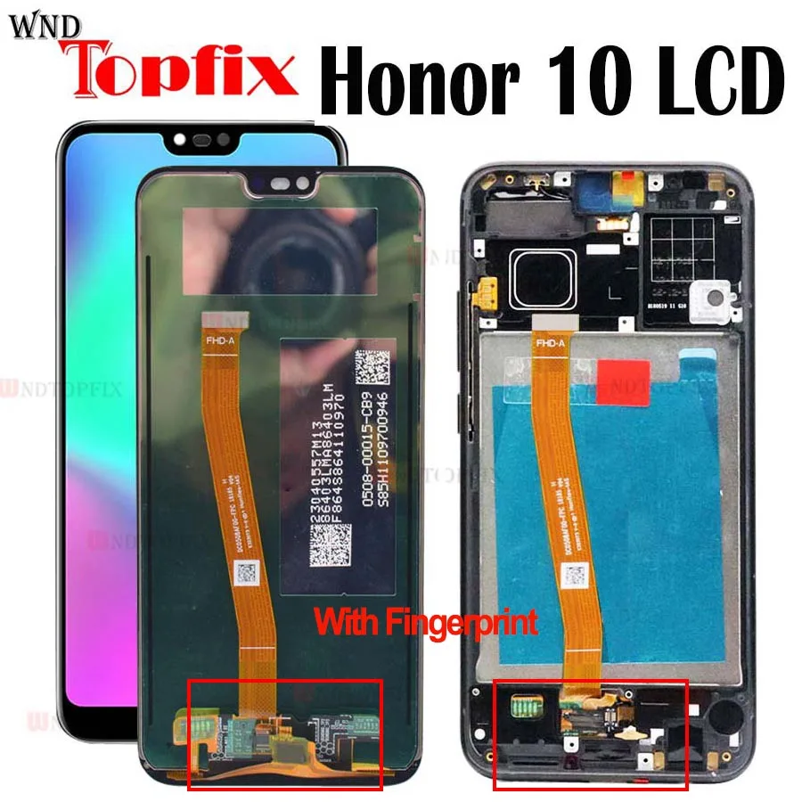 100% Tested For Huawei Honor 10 LCD Display Touch Screen With Frame COL-L29 For Huawei Honor 10 LCD Screen With FingerPrint LCD
100% Tested For Huawei Honor 10 LCD Display Touch Screen With Frame COL-L29 For Huawei Honor 10 LCD Screen With FingerPrint LCD