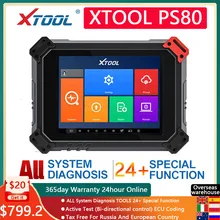 XTOOL PS80 Professional OBD2 Automotive Full System Diagnostic tool ECU Coding DPF Key programmer Code Scanner Free update
XTOOL PS80 Professional OBD2 Automotive Full System Diagnostic tool ECU Coding DPF Key programmer Code Scanner Free update