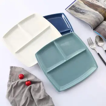 10 Inch Bone China Plate Porcelain Plate Three Compartments Breakfast Steak Square Ceramic Tableware Home Decor
10 Inch Bone China Plate Porcelain Plate Three Compartments Breakfast Steak Square Ceramic Tableware Home Decor