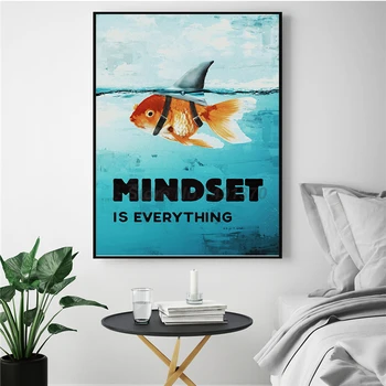 Mindset Is Everything Motivational Office Canvas Prints Picture Modular Paintings For Living Room Poster On The Wall Home Decor 
Mindset Is Everything Motivational Office Canvas Prints Picture Modular Paintings For Living Room Poster On The Wall Home Decor
