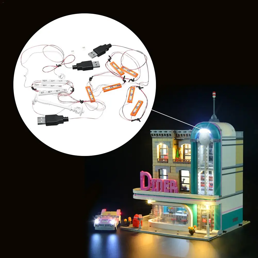 Universally DIY LED Lighting Brick Kit Only For Legoing Toys Bricks Toys With USB Portes Color Lighting Building Bricks Toys
Universally DIY LED Lighting Brick Kit Only For Legoing Toys Bricks Toys With USB Portes Color Lighting Building Bricks Toys
