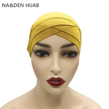 Stretch Cap Headscarf Women Hijab Modal Muslim Scarf Criss cross hat Islamic inner Caps Underscarf Bonnet Head Cover 12pcs/lot
Stretch Cap Headscarf Women Hijab Modal Muslim Scarf Criss cross hat Islamic inner Caps Underscarf Bonnet Head Cover 12pcs/lot