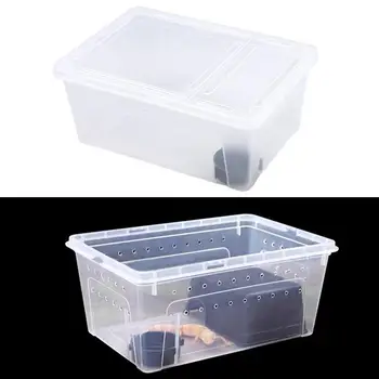 Transparent Reptile Box Plastic Breeding Box Hatching Container Feeding Case For Tortoise Insect Scorpion Reptile Feeder Box
Transparent Reptile Box Plastic Breeding Box Hatching Container Feeding Case For Tortoise Insect Scorpion Reptile Feeder Box