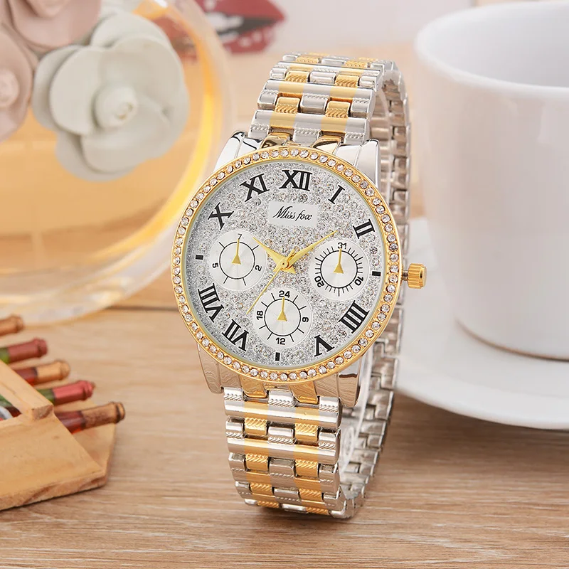 Watch New Arrival Waterproof Wrist Watch Quartz Zegarek Damski Steel Rhinestone Cheap Wristwatch Simple Clock Fashion Brand
Watch New Arrival Waterproof Wrist Watch Quartz Zegarek Damski Steel Rhinestone Cheap Wristwatch Simple Clock Fashion Brand