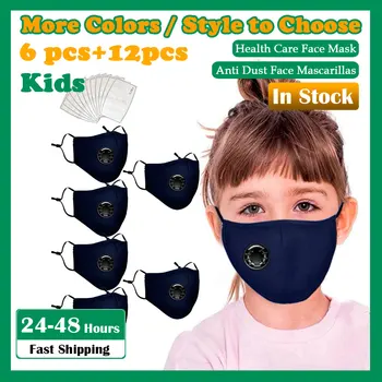 6PCS Mouth-muffle Washable Masks With Breathing Valve+ 12PCS Filter Reusable Dustproof Mask,Dust Mask PM2.5 Windproof Foggy Haze
6PCS Mouth-muffle Washable Masks With Breathing Valve+ 12PCS Filter Reusable Dustproof Mask,Dust Mask PM2.5 Windproof Foggy Haze