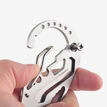 EDC Camping Tool Multifunction Key Chain Buckle Belt Guard Key Holder Organizer Clamp Stainless Steel Portable Carabiner Clip
EDC Camping Tool Multifunction Key Chain Buckle Belt Guard Key Holder Organizer Clamp Stainless Steel Portable Carabiner Clip