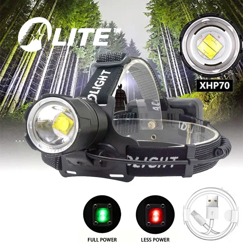 TMWT XHP70 LED Headlamp USB Rechargeable Zoomable Night Fishing Headlights Camping Hunting Power Bank Waterproof Lantern
TMWT XHP70 LED Headlamp USB Rechargeable Zoomable Night Fishing Headlights Camping Hunting Power Bank Waterproof Lantern