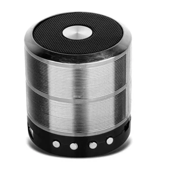 wireless bluetooth speaker metal mini portable subwoof sound with Mic TF card FM radio AUX MP3 music play loudspeaker Silver
wireless bluetooth speaker metal mini portable subwoof sound with Mic TF card FM radio AUX MP3 music play loudspeaker Silver