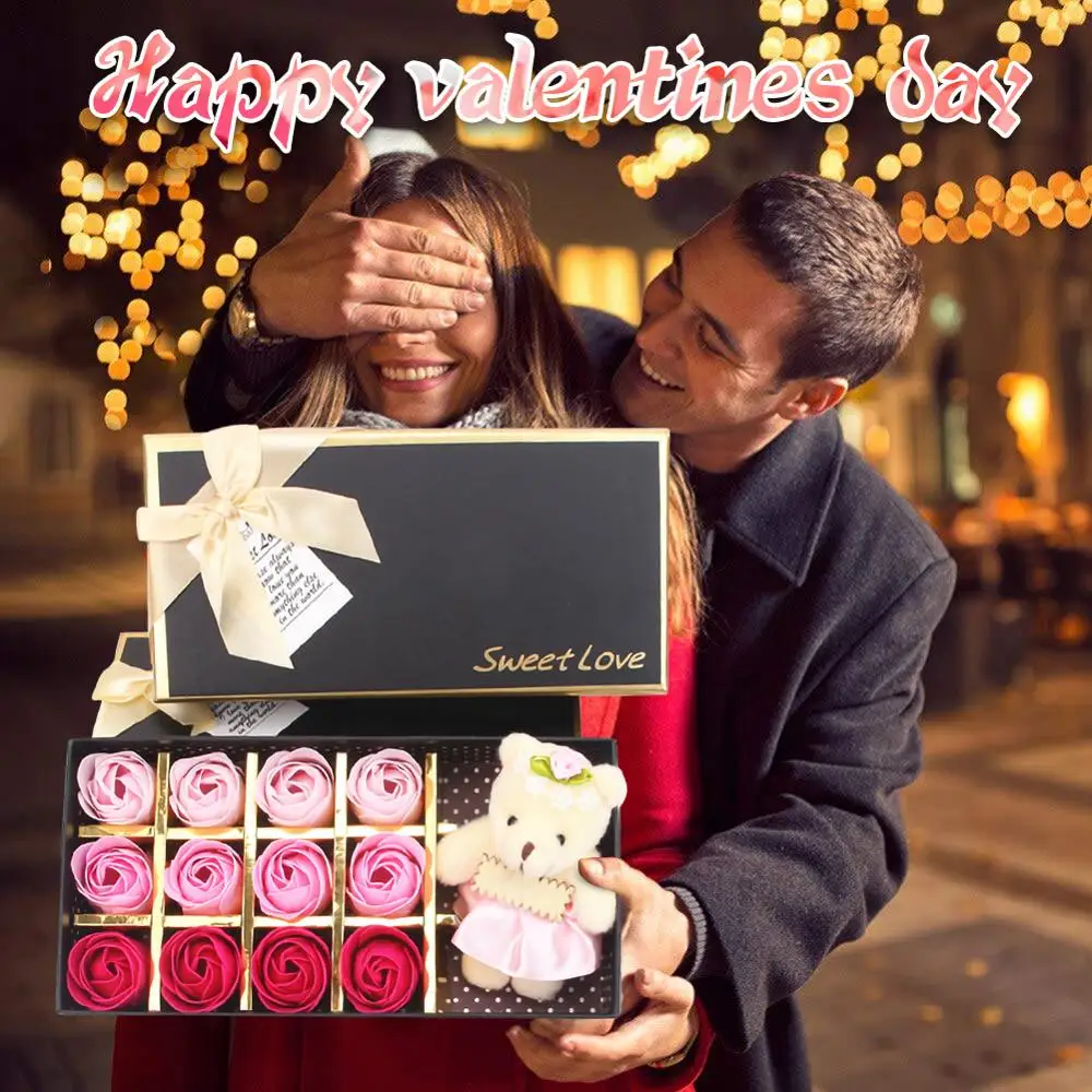 12 PCS Romantic Rose Soap Flower Gift Plush Animal Teddy Bear Doll Artificial Suitable for Household and Wedding Decoration
12 PCS Romantic Rose Soap Flower Gift Plush Animal Teddy Bear Doll Artificial Suitable for Household and Wedding Decoration
